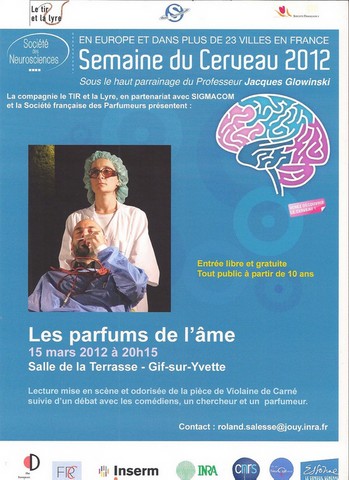 Spectacle olfactif  semaine du cerveau CNRS INRA